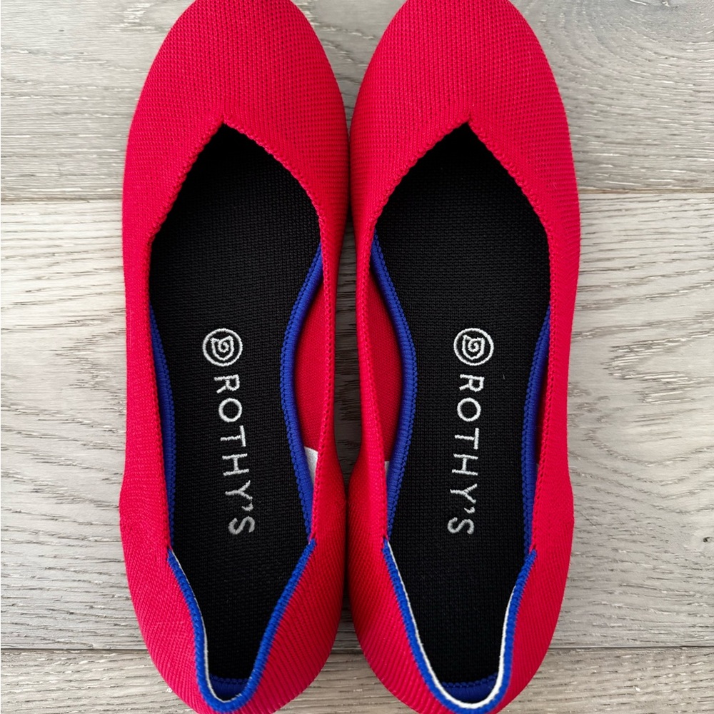 Rothy's Bold Red Flats